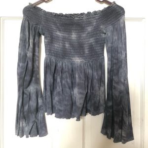 Over The Shoulder Tie-Dye Shirt